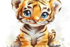 tranh-ve-con-ho-chibi-dep-1