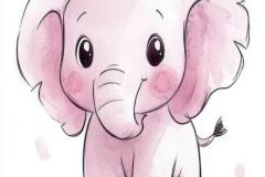 Tổng hợp tranh vẽ con voi cho bé tập vẽ, tập tô