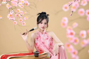 ảnh gái xinh ngày têt