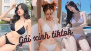 ảnh gái xinh tiktok mặc bikini