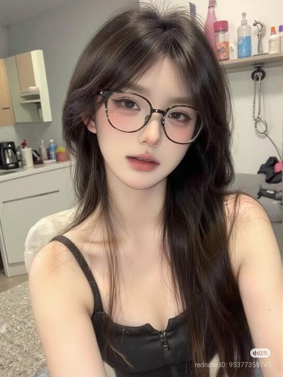 ảnh gái xinh k5 đeo kính quyến rũ