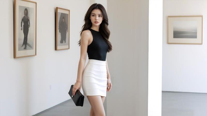 hình nền gái công sở dáng đẹp