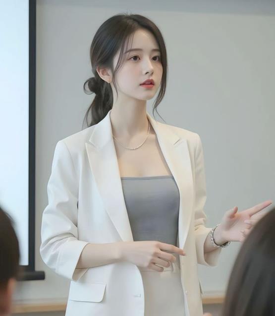 ảnh gái công sở trang nhã