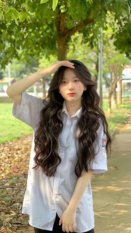 vẻ đẹp ngây thơ với ảnh gái học sinh