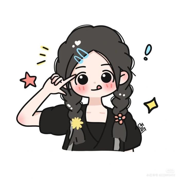 hình cô gái chibi cute dễ vẽ