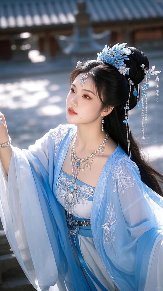 vẻ đẹp tựa tiên nữ của gái cổ trang cùng 
