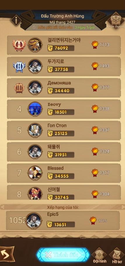 Ảnh trong game AFK Arena