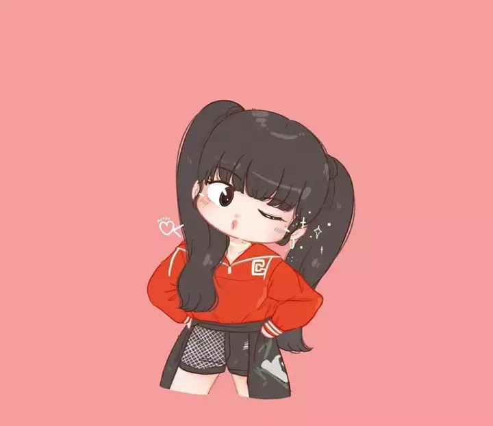 Avatar Lisa chibi với mái ngố đặc trưng.