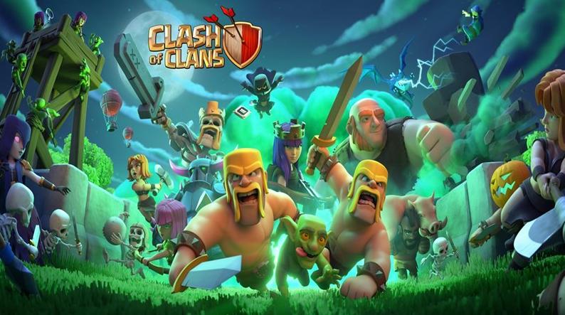Hình nền clash of clans cho máy tính