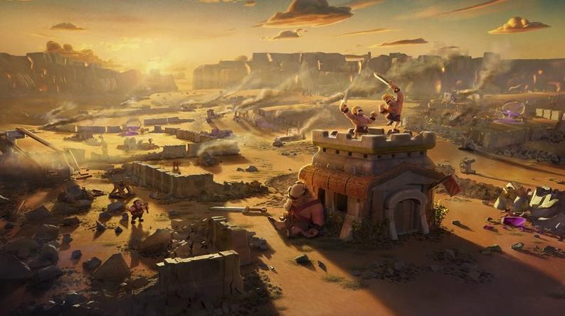 Hình nền clash of clans cho máy tính
