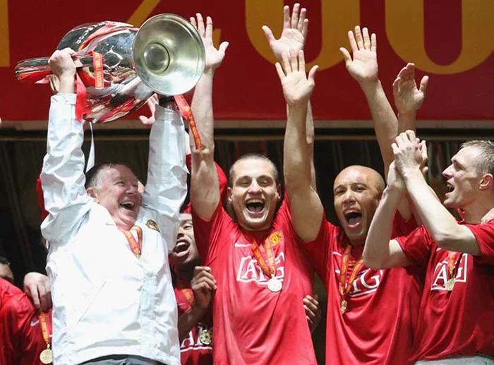 Man Utd ảnh đẹp thời hoàng kim dưới triều đại Sir Alex Ferguson.
