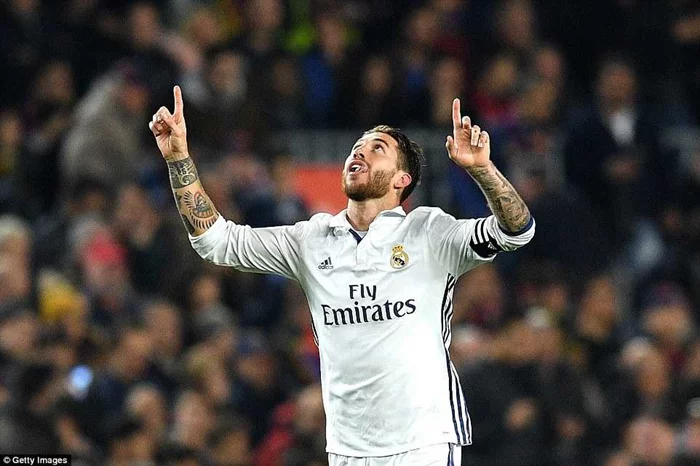 Sergio Ramos ảnh đẹp khi ăn mừng bàn thắng