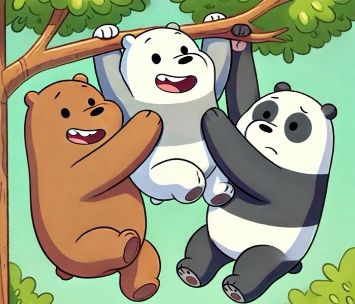 Miễn Phí +105 Hình Ảnh 3 Chú Gấu Đẹp, Cute Ngầu Làm Hình Nền ĐT, PC