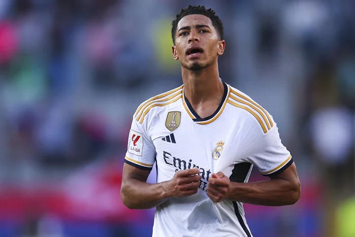 Ảnh Bellingham đẹp trong màu áo Real Madrid.