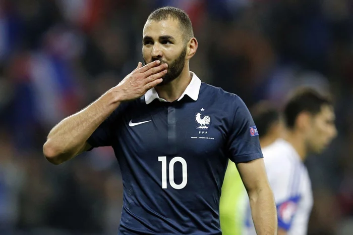 Ảnh Benzema trong màu áo ĐT Pháp