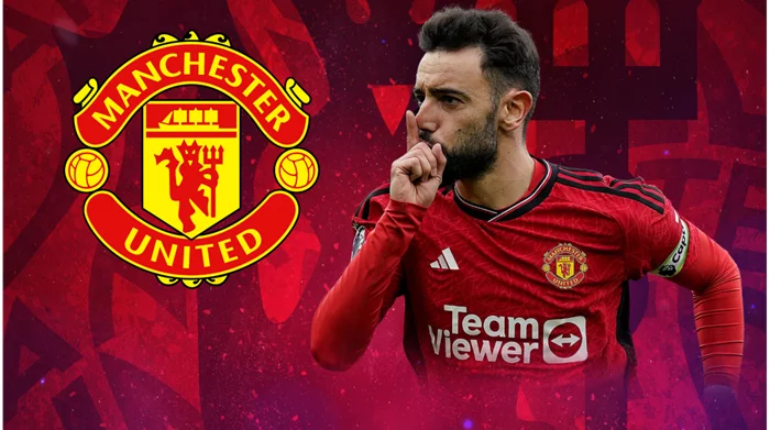 Ảnh Bruno Fernandes đẹp trong màu áo Manchester United.