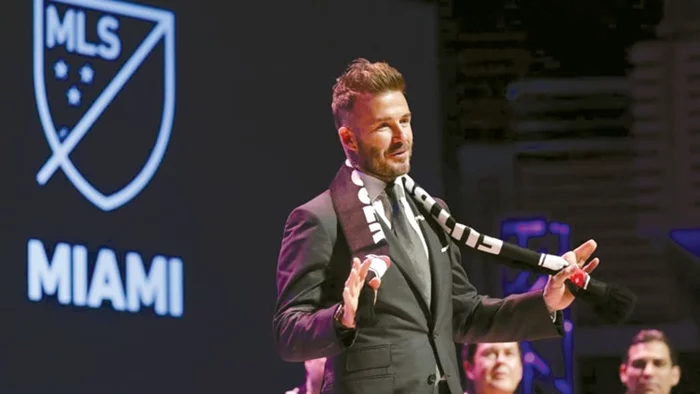 Ảnh David Beckham trong vai trò ông chủ CLB Inter Miami.