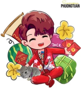 Ảnh Jack chibi là gì? Tại sao fan lại thích?