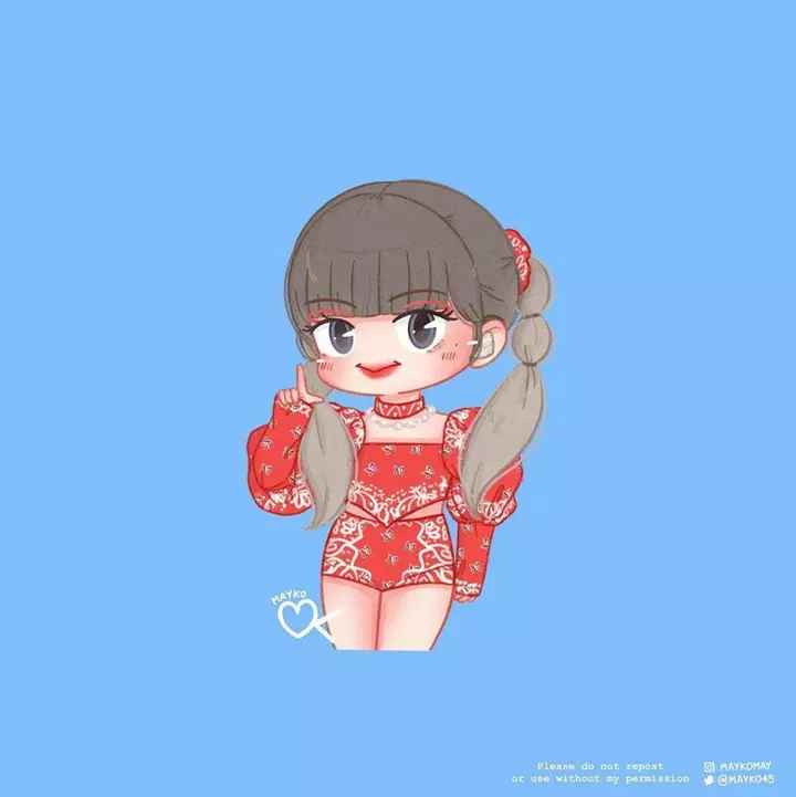 Hình Ảnh Hoạt Hình Lisa, Ảnh Lisa BlackPink Chibi Đẹp, Cute