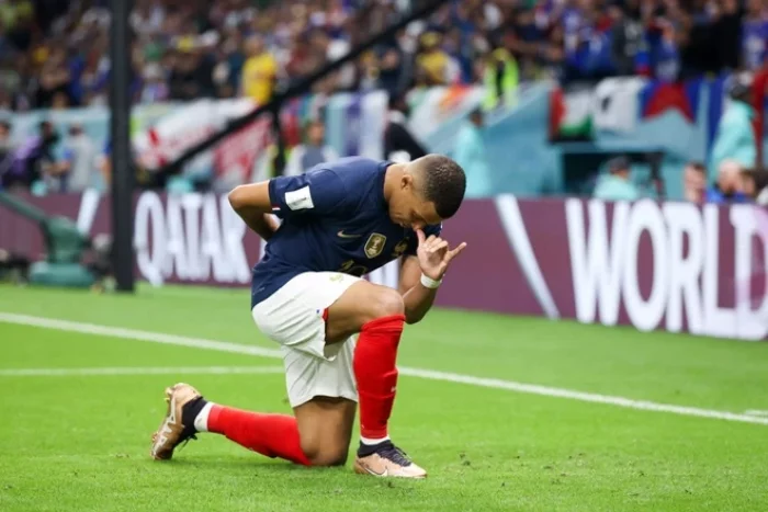 Ảnh Mbappé ăn mừng