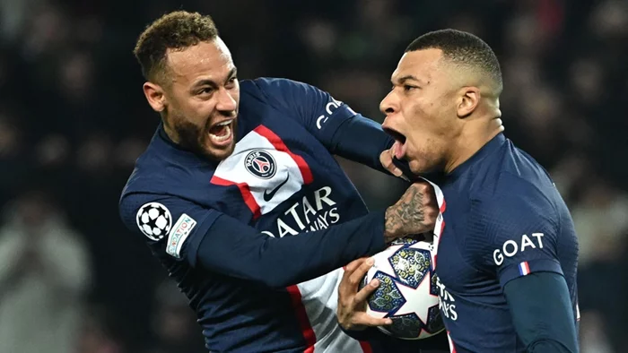 ảnh Neymar và Mbappe