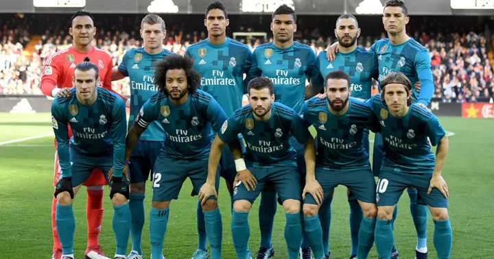 ảnh đội hình Real Madrid 2017