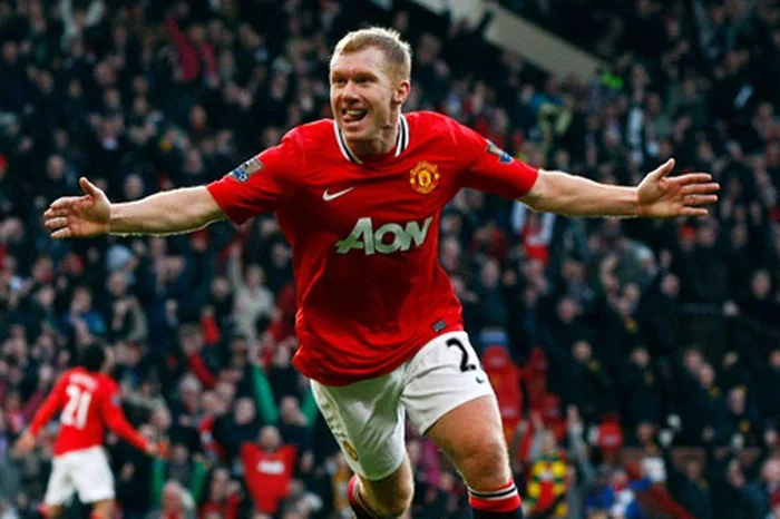 Ảnh cầu thủ trung thành Scholes Manchester United