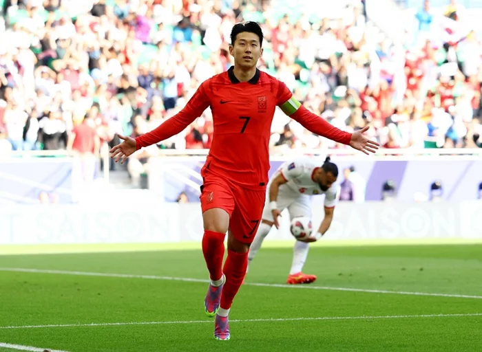 Ảnh cầu thủ Son Heung tại các giải đấu lớn như Champions League.