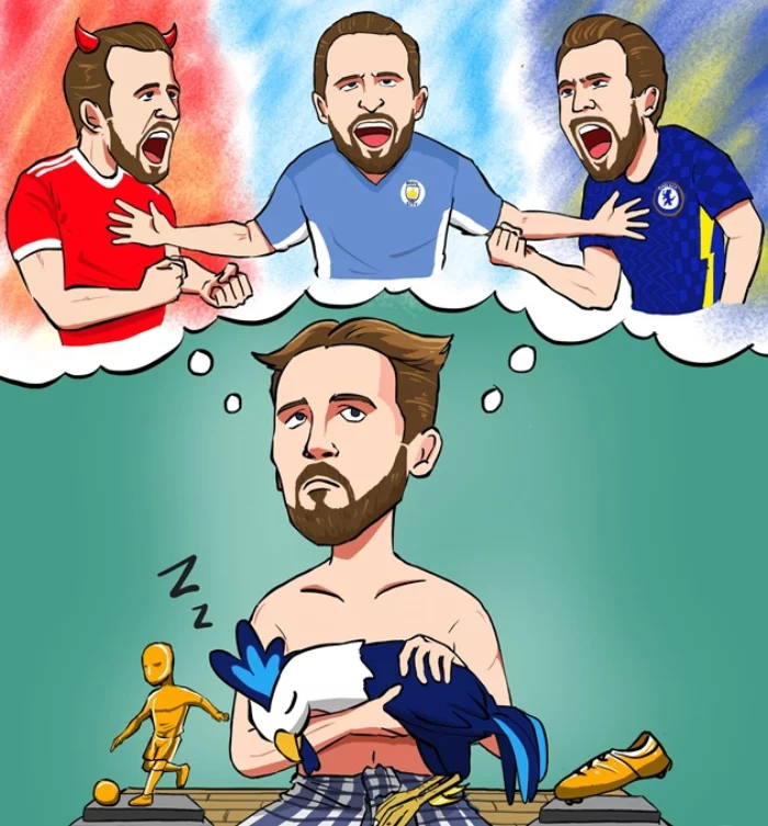 Ảnh chế Kane ở lại Tottenham