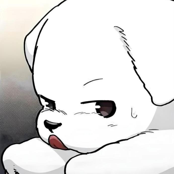 Hình ảnh con chó lườm meme cute