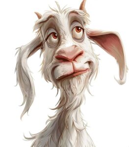 Hình ảnh con dê hoạt hình nổi tiếng