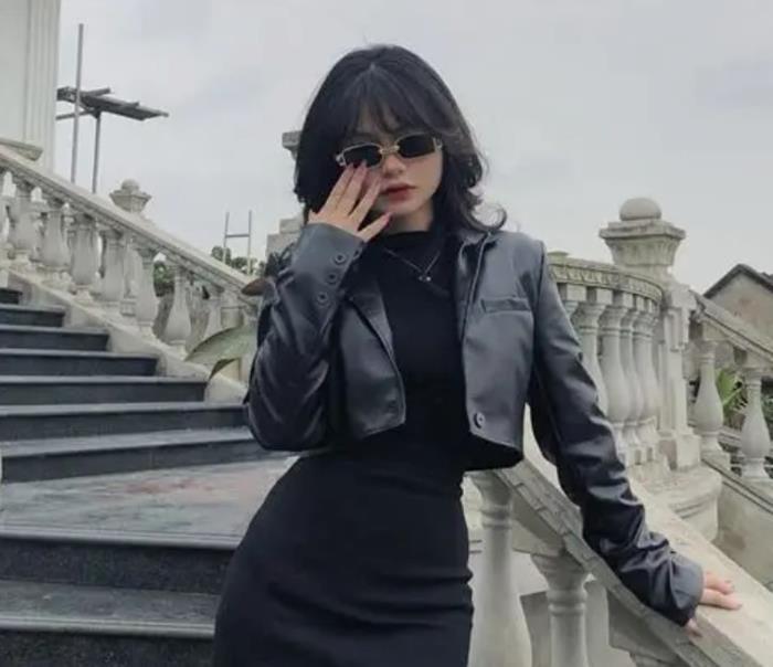 hình gái đẹp tóc dài ngầu đeo kính