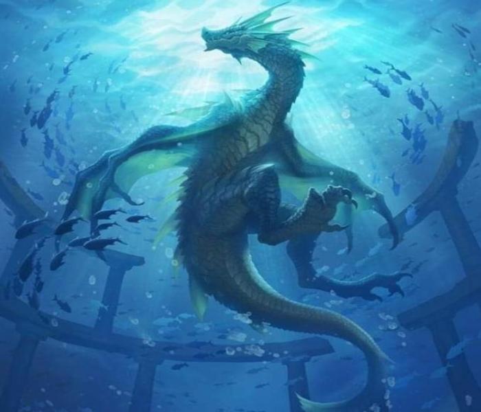 Ảnh con thuồng luồng 3d cực ngầu