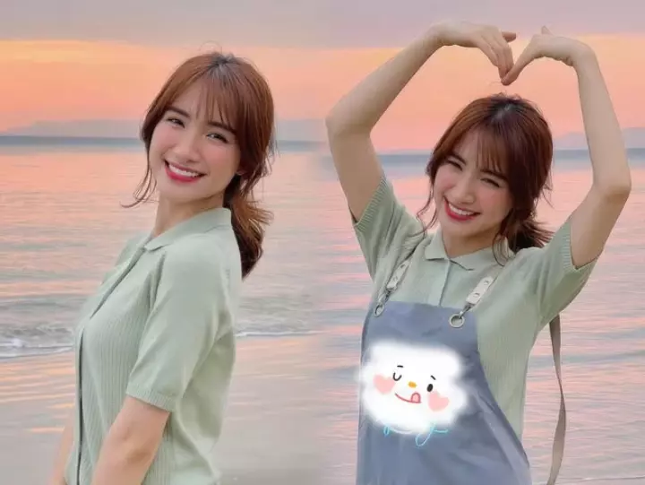 Ảnh của chị Hòa Minzy mặc đồ giản dị