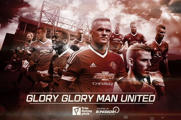 Ảnh đại diện Manchester United kèm slogan “Glory Glory Man United”.