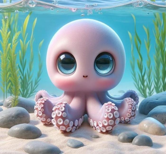 Ảnh động vật chibi cute