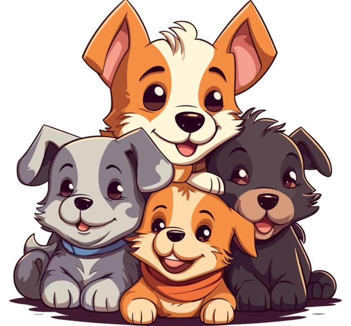 Ảnh động vật chibi cute