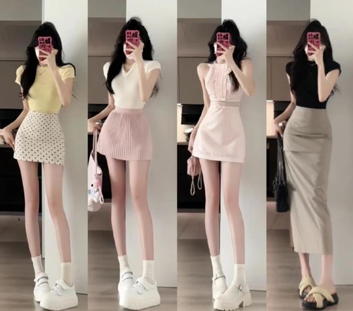 hình gái xinh chân dài dễ thương thời trang