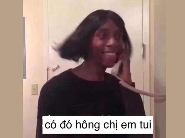 meme hình cô gái da đen