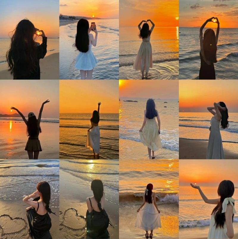 Ngắm Nhìn Bộ Ảnh Cô Gái Và Hoàng Hôn Siêu Đẹp, Lãng Mạn & Chill