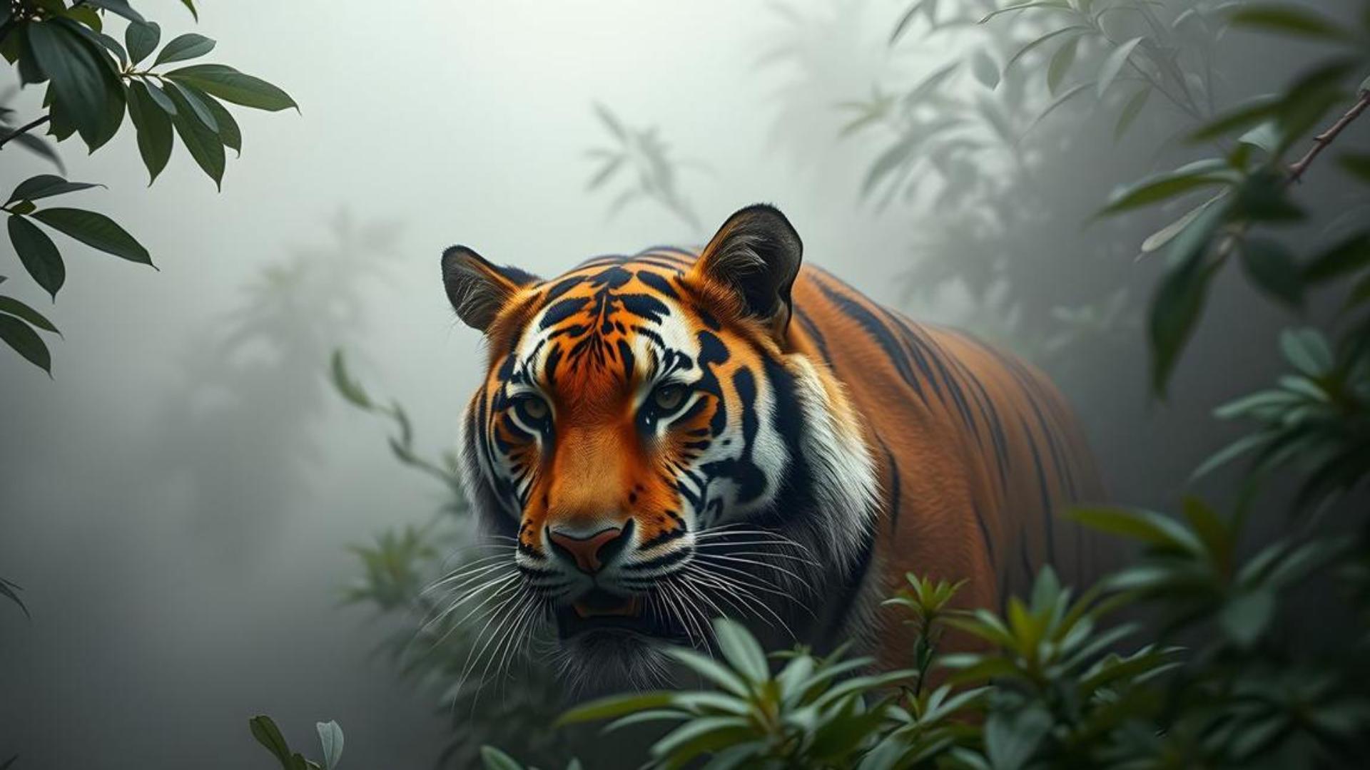 Hình nền máy tính ảnh con hổ 3d 
