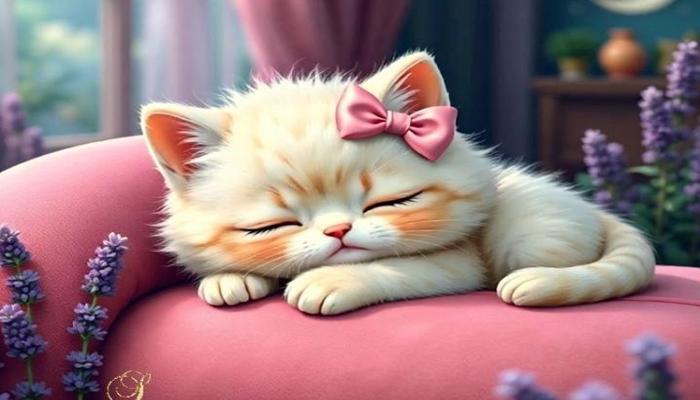 Ảnh mèo ngủ cute