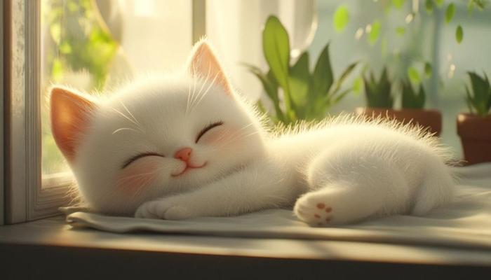 Ảnh mèo ngủ cute