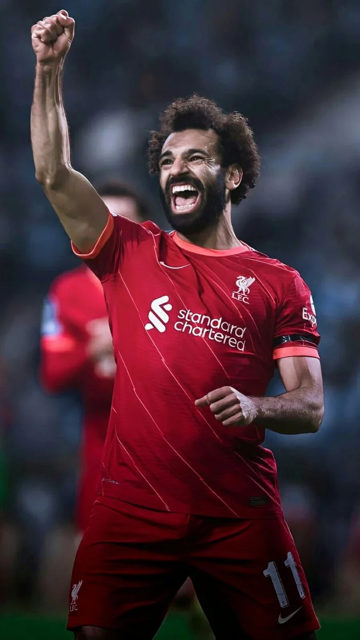 Ảnh nền Mohamed Salah ăn mừng bàn thắng