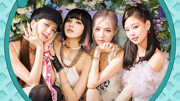 Ảnh nền máy tính BlackPink có cả hình nhóm lẫn ảnh cá nhân từng thành viên.