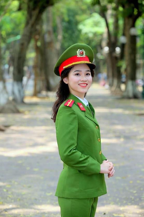 Hình nữ công an đẹp nhất