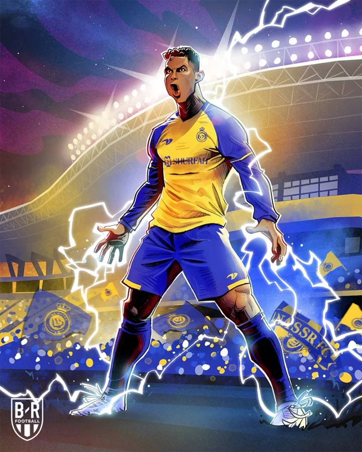 Ronaldo anime độc đáo.