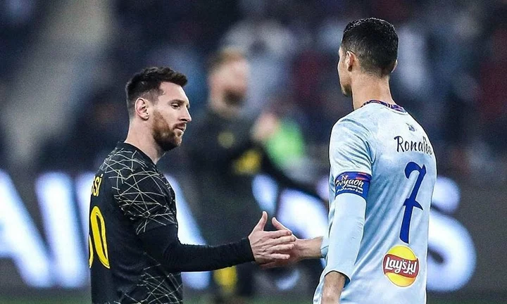 ảnh Ronaldo và Messi
