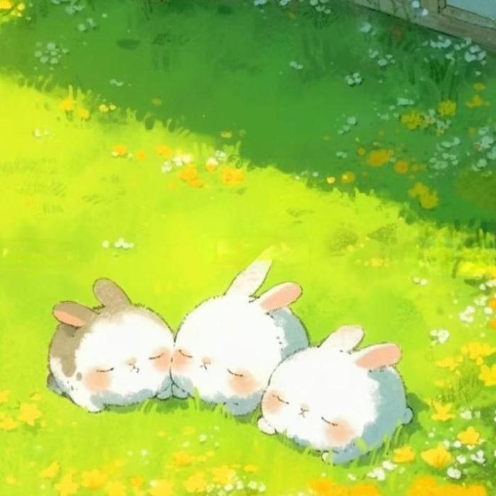 Hình ảnh con thỏ anime cute