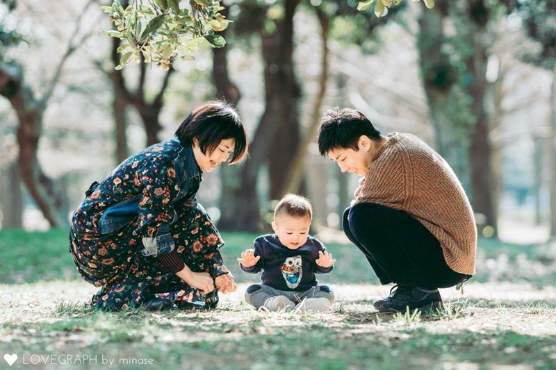 Hình ảnh gđ 3 người cute